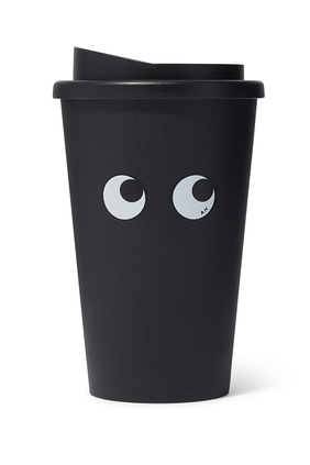 Eyes Motif Branded Reusable Coffee Cup